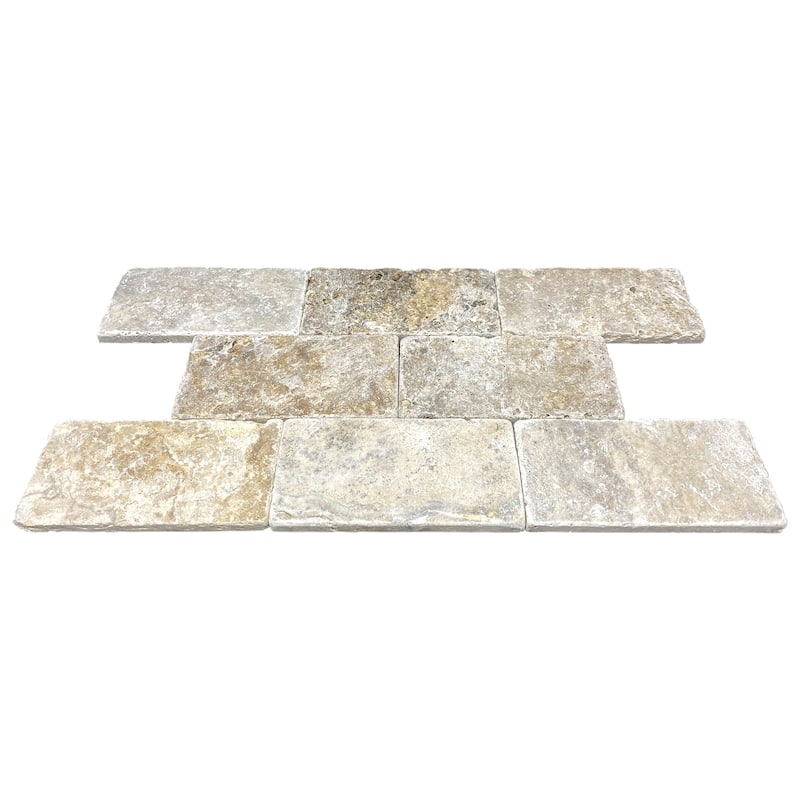 Philly Travertine 3" x 6" Tumbled Tile