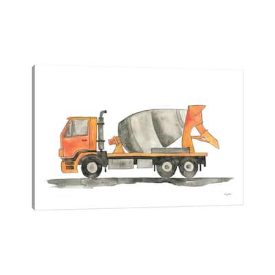 iCanvas "Cement Truck" by Kelsey McNatt Canvas Print
