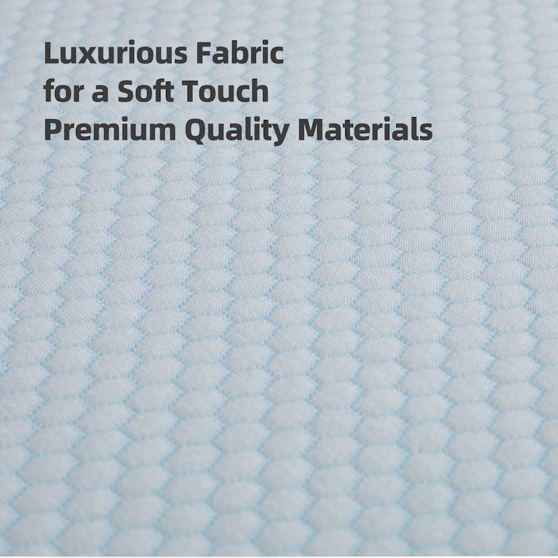10 Inch Queen Mattress Sterilizing & Airy, Premium High Resilience for Optimal Support, Non-Toxic Eco-Friendly Fabric
