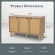 preview thumbnail 11 of 36, Rattan Drawer Accent Storage Cabinet for Living Room