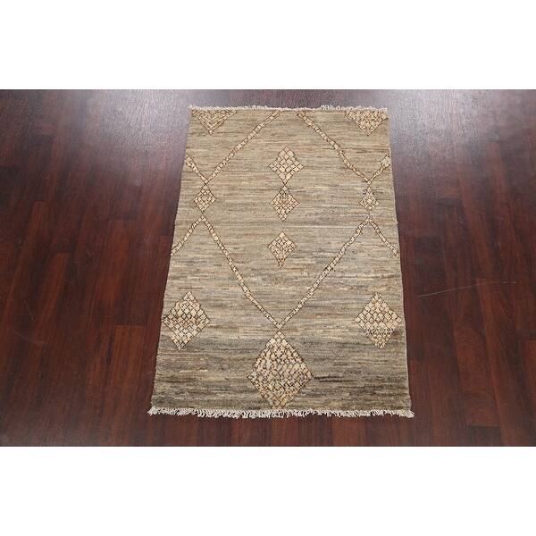 Shop Tribal Moroccan Oriental Area Rug Wool Handmade Kitchen Carpet 3 2 X 4 7 On Sale Overstock 32026674