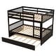 preview thumbnail 17 of 17, Full Size Bunk Bed with Ladder and Safety Rails