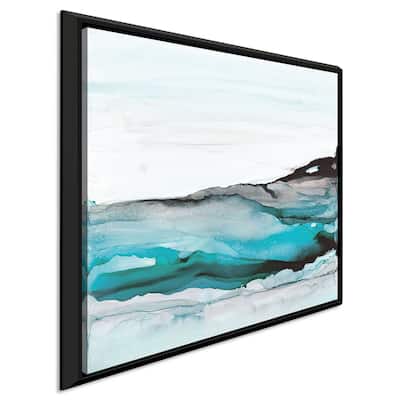 "Aquascape I" Print on Floating Canvas