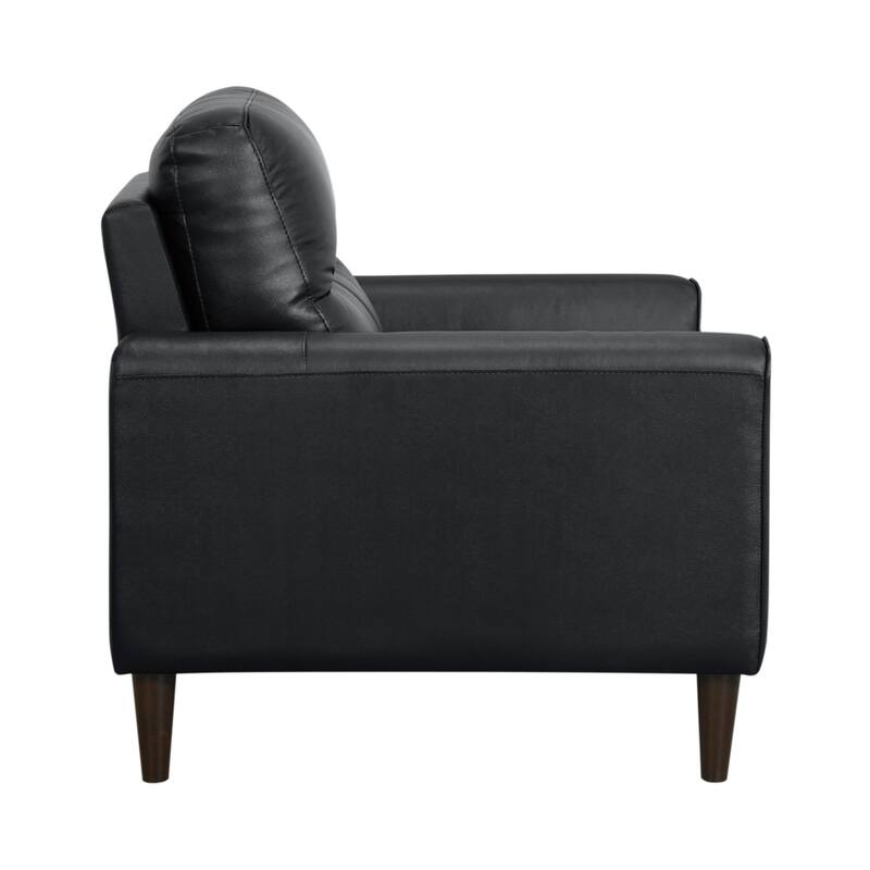 Dakota Leather Match Living Room Chair - 36.5" x 34.5" x 34"