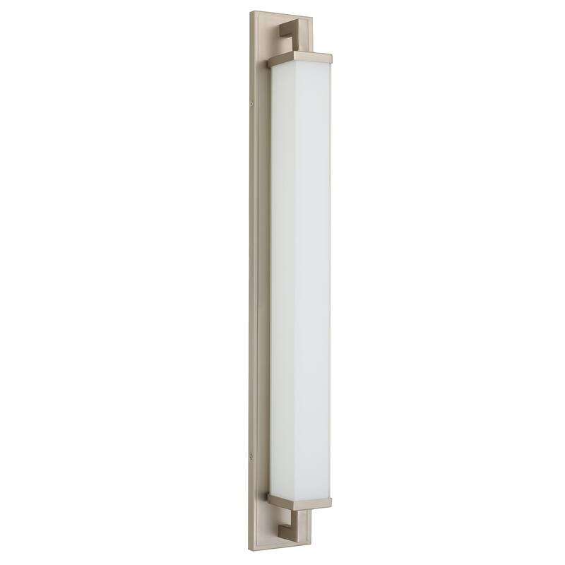 Zenith 34" Brushed Nickel LED Bathroom Vanity Light