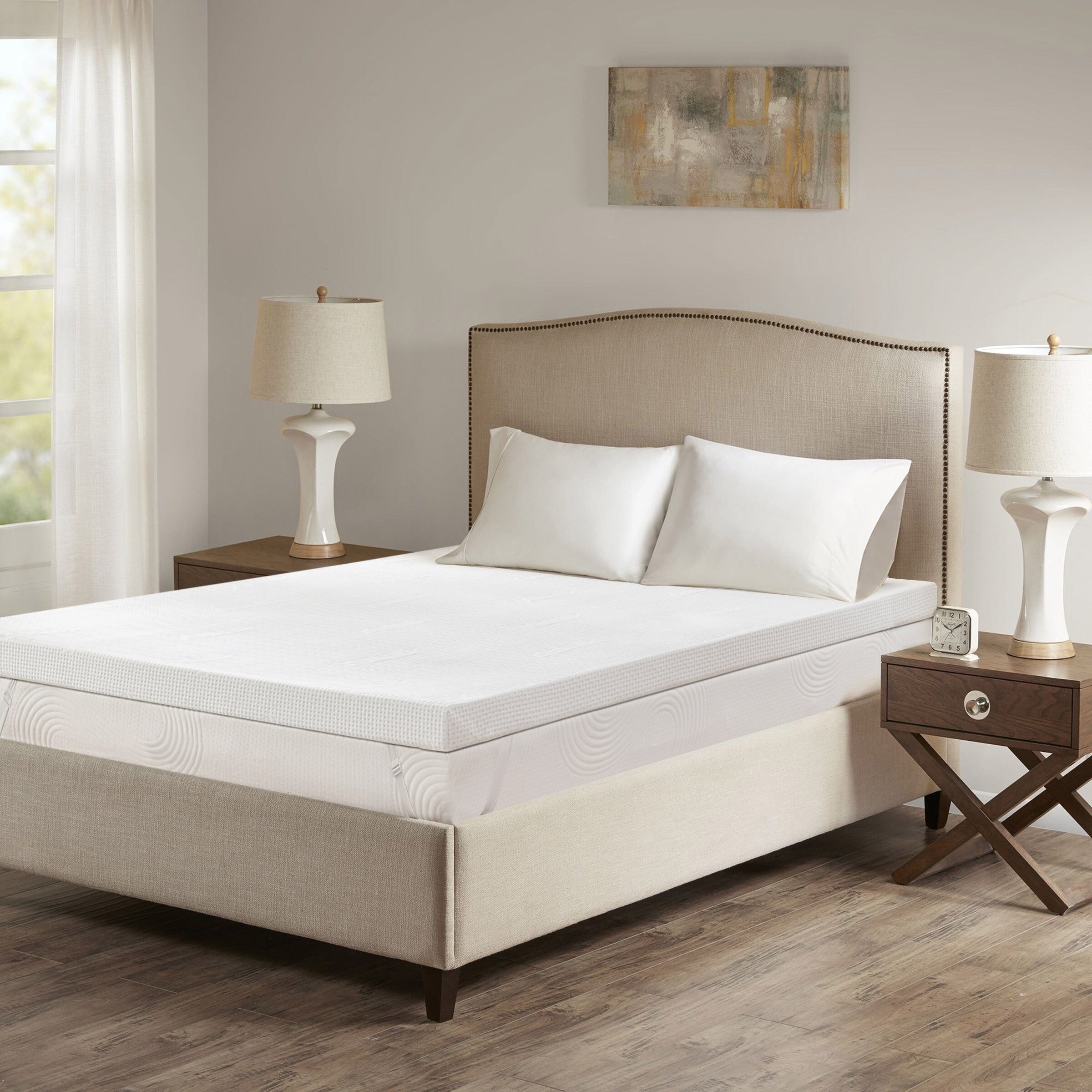 Subrtex Gel-infused Memory Foam Mattress Topper - On Sale - Bed Bath &  Beyond - 32567394