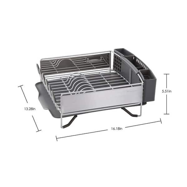 KitchenAid Compact Stainless Steel Dish Rack Bed Bath & Beyond 34134440