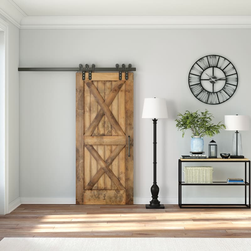 Minnie Farmhouse Blackened Bronze Lamp with Empire Shade