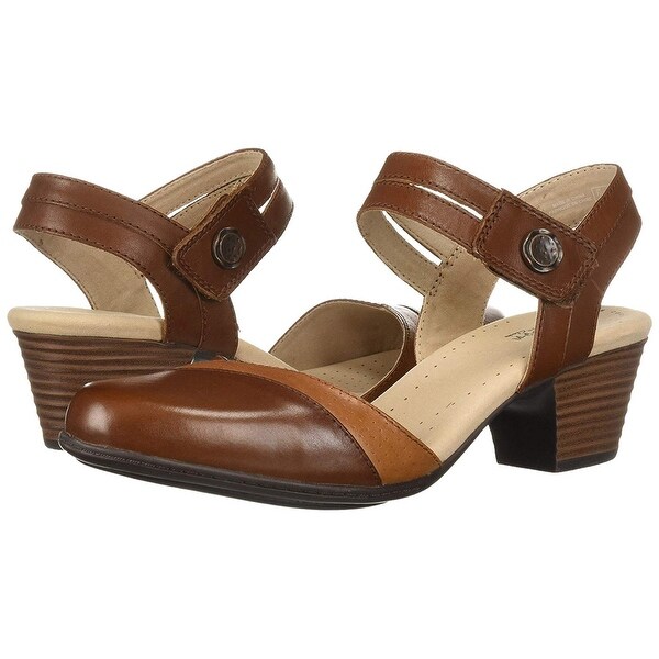 clarks women's valarie rally heeled sandal