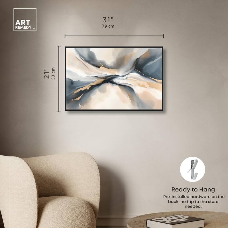 Dynamic Swirls I Canvas by Art Remedy