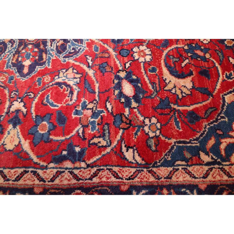 ECARPETGALLERY Hand-knotted Andelz Red Wool Rug - 4'1 x 6'8