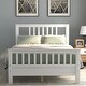 preview thumbnail 5 of 14, Full Size Wood Platform Bed with Headboard and Footboard