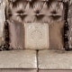 preview thumbnail 5 of 22, Furniture of America Cintel Traditional Velvet Tufted Wingback Sofa