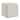 Uttermost Joie White Chenille Ottoman