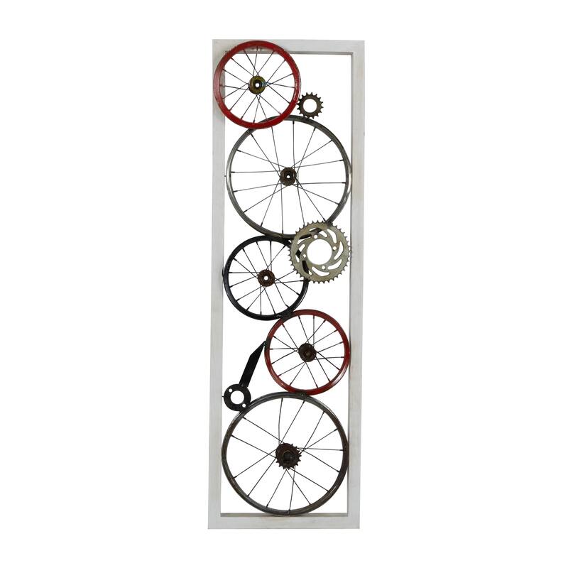 Metal Bike Wall Decor - White - Roche River Decor - White