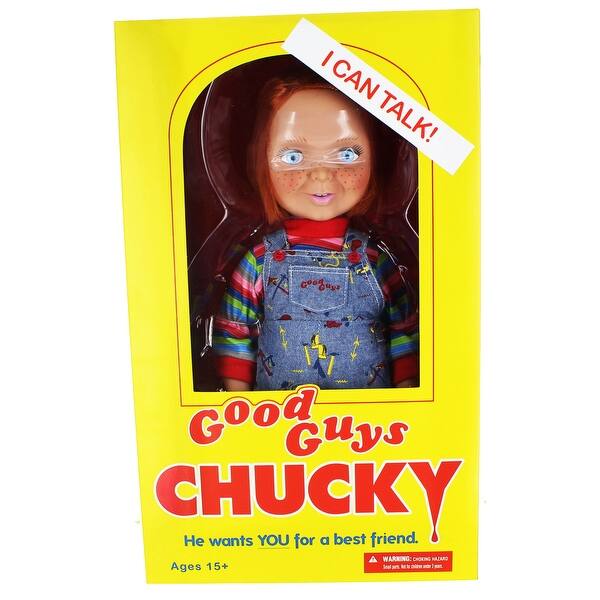 Shop Mezco Toyz Child S Play Good Guys Chucky 15 Talking Doll Multi Overstock 13673282
