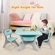 preview thumbnail 20 of 20, Kid-Friendly Activity Table & Chair Set with Built-in Storage for Creative Play