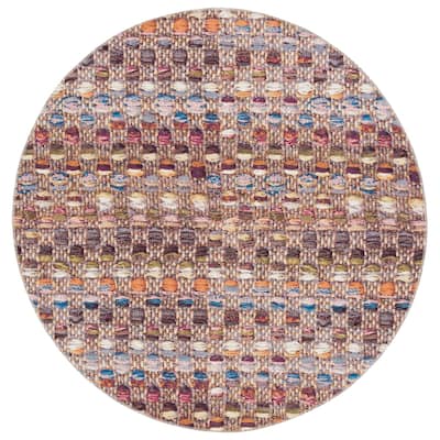 SAFAVIEH Barbados Yegana Modern Waterproof Patio Backyard Rug