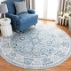 preview thumbnail 18 of 78, SAFAVIEH Isabella Hazbie Traditional Floral Oriental Area Rug 5'3" Round - Green/Ivory
