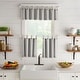preview thumbnail 6 of 10, Tucker Solid Button Window Kitchen Curtain Valance