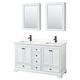 Option White / Giotto Quartz Top / Matte Black Hardware