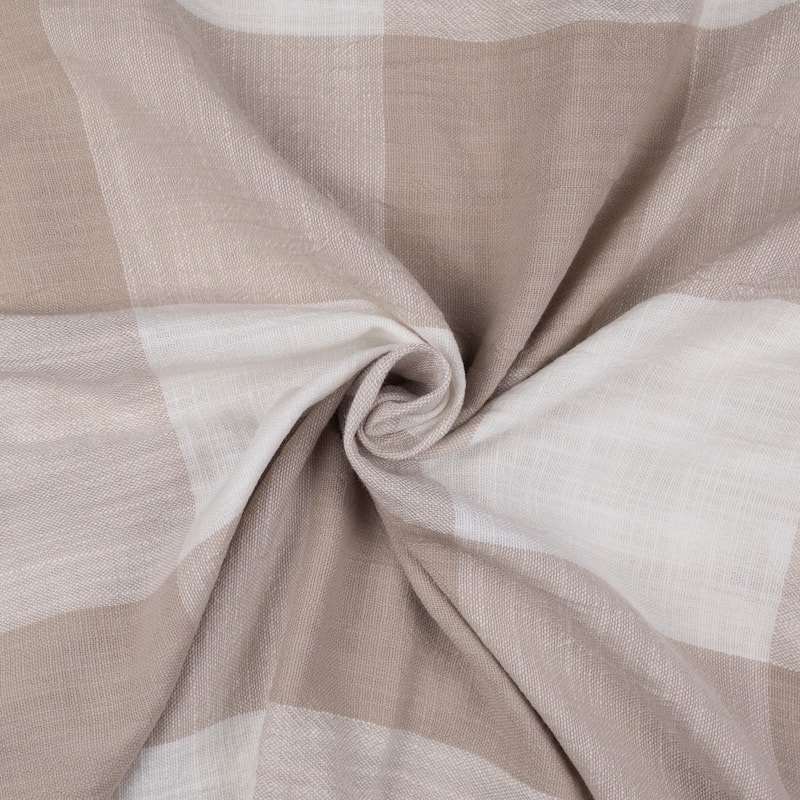 6ix Tailors Walker Buffalo Natural Bedskirt