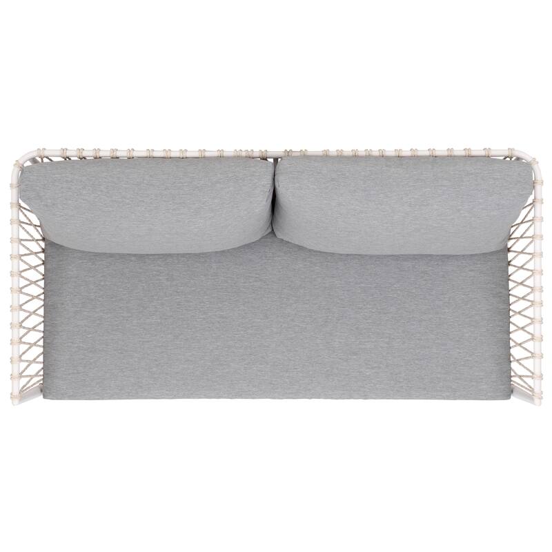 SEI Furniture Dante Rope Patio Loveseat