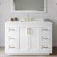 Option White / White Quartz Top / Brushed Gold Hardware