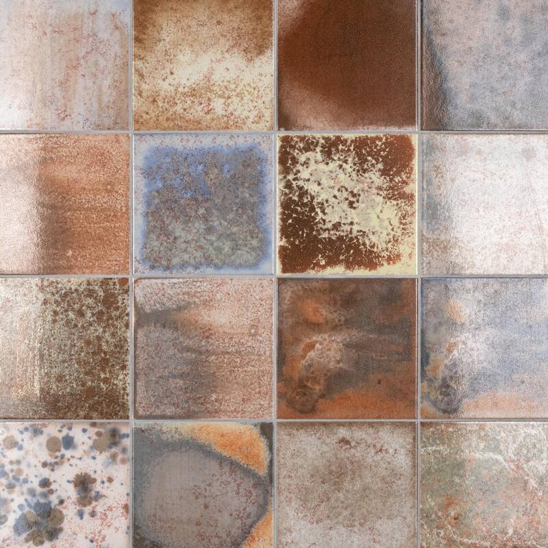 Merola Tile True 7-3/4" x 7-3/4" Ceramic Floor and Wall Tile