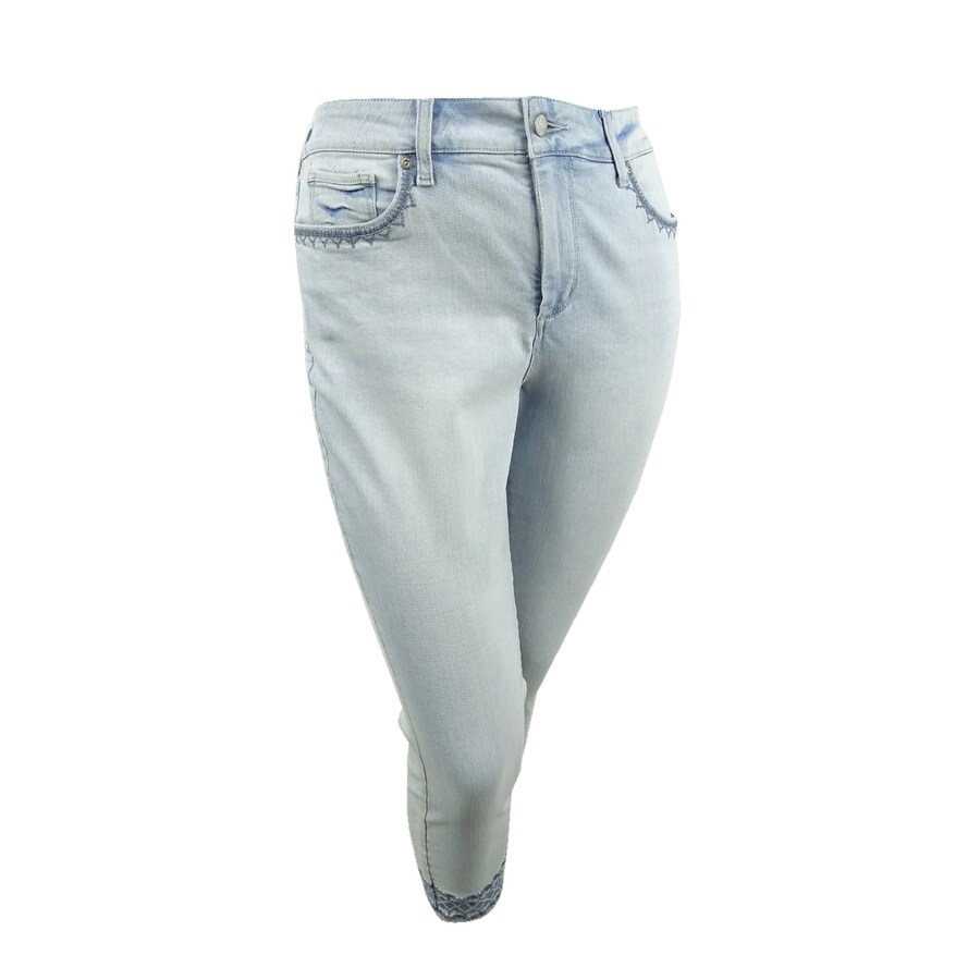 nydj embroidered jeans
