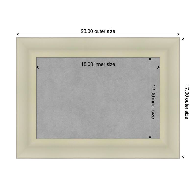 Amanti Art Oliver Black Framed - 23 x 17 in - Oliver Warm Silver