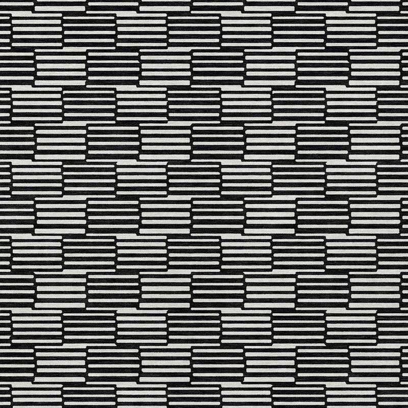 HomeRoots Geometric Transitional Rectangle Outdoor Rug