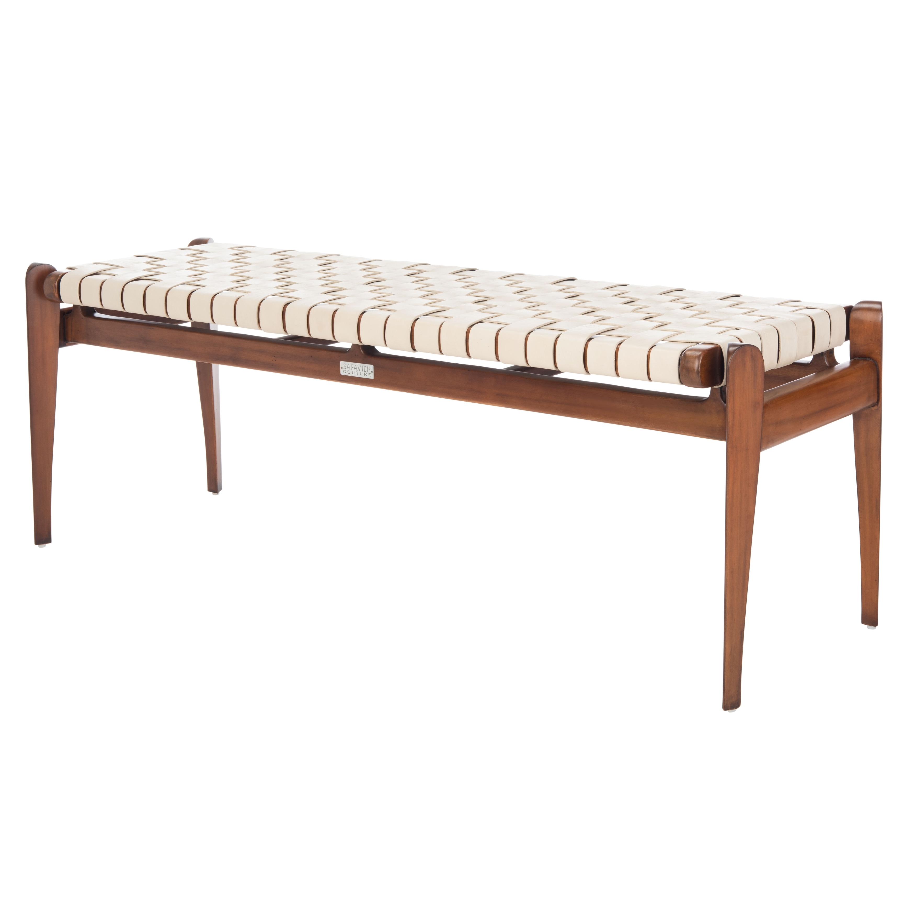 Dilan leather shop bench