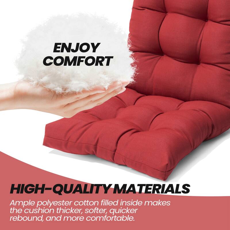 Adirondack Style Patio Outdoor Chair Cushion for Adirondack Chair or Lounge Rocking Chair - See picture