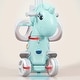 preview thumbnail 5 of 5, Rocking Horse for Toddlers , Balance Bike Ride On Toys with Push Handle, Unicorn Kids Blue