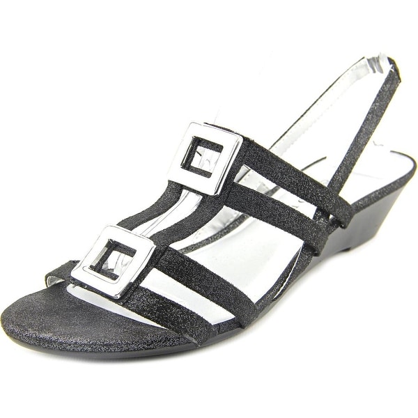 Karen Scott Serha Women Open-Toe Canvas Slingback Sandal