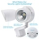 preview thumbnail 13 of 21, Dual-Head Integrated LED Wall Mount Flood Light with Motion Sensor, Outdoor Security Light, Waterproof