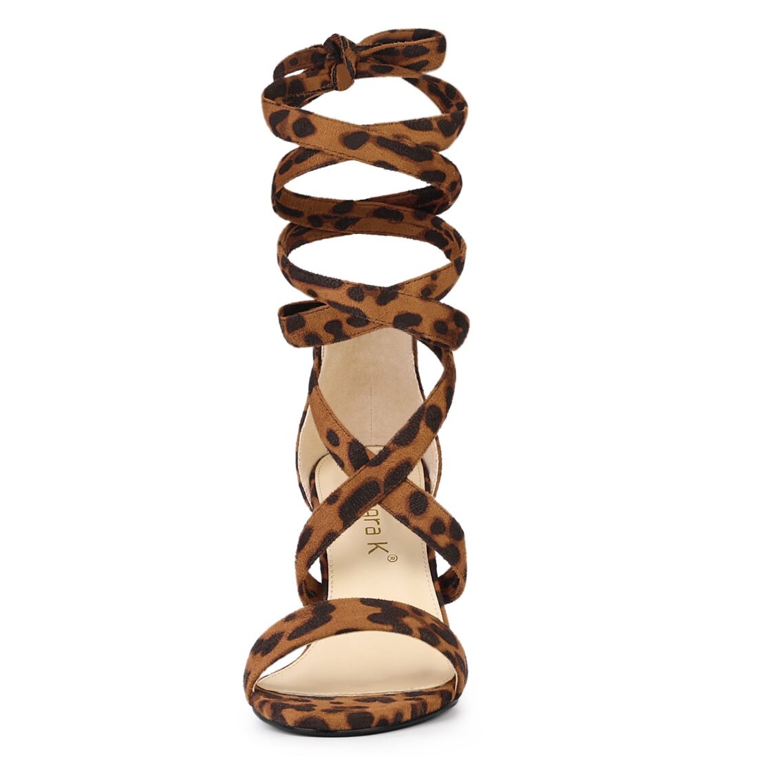 criss cross lace up casual sandals