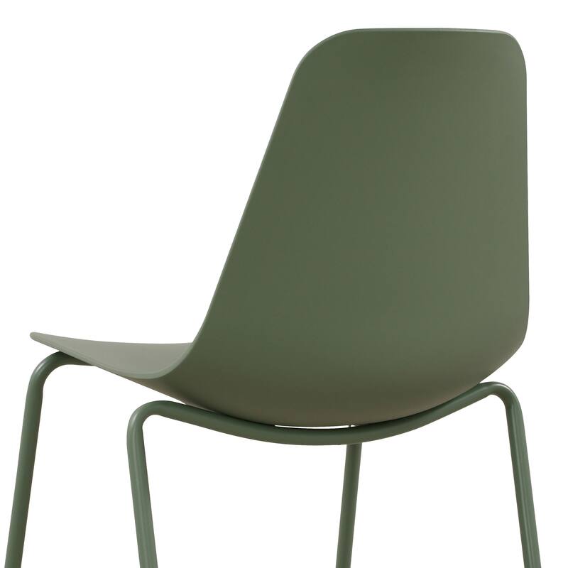 Poly & Bark Isla Stackable Dining Chair (Set of 4)