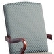 preview thumbnail 16 of 22, Copper Grove Casalis Cherry Finish Gooseneck Accent Chair