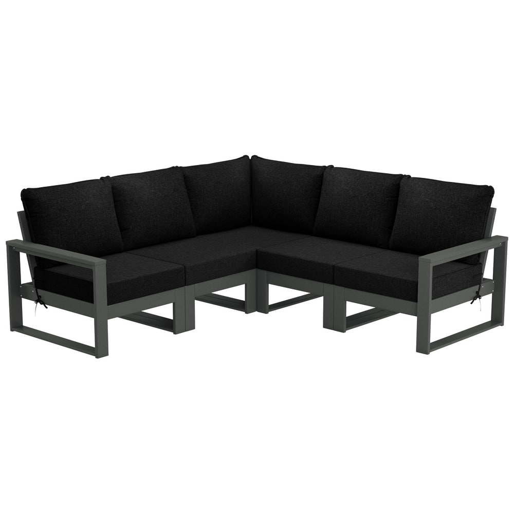 Endless Patio 5-Piece Deep Seating Set with Gray Frame