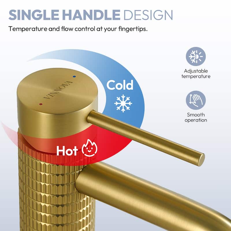 Mendavia Single-Handle Basin Bathroom Faucet