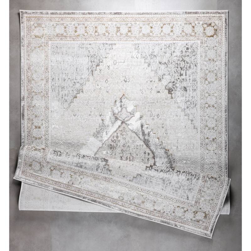 Viana Collection Modern Abstract Area Rug