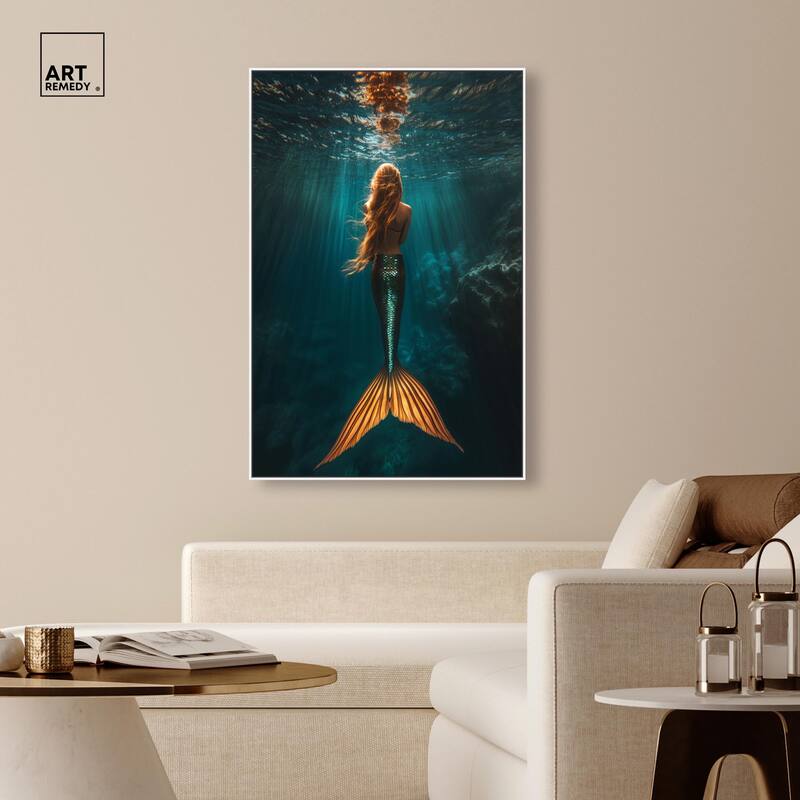 Mermaid Day Canvas by Art Remedy