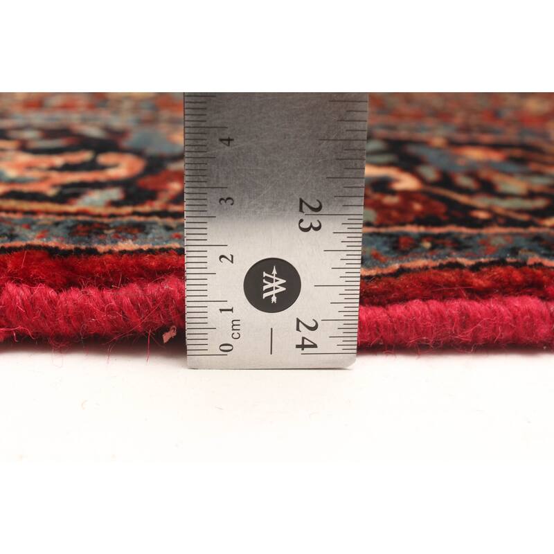 ECARPETGALLERY Hand-knotted Anatolian Vintage Red Wool Rug - 4'3 x 6'7