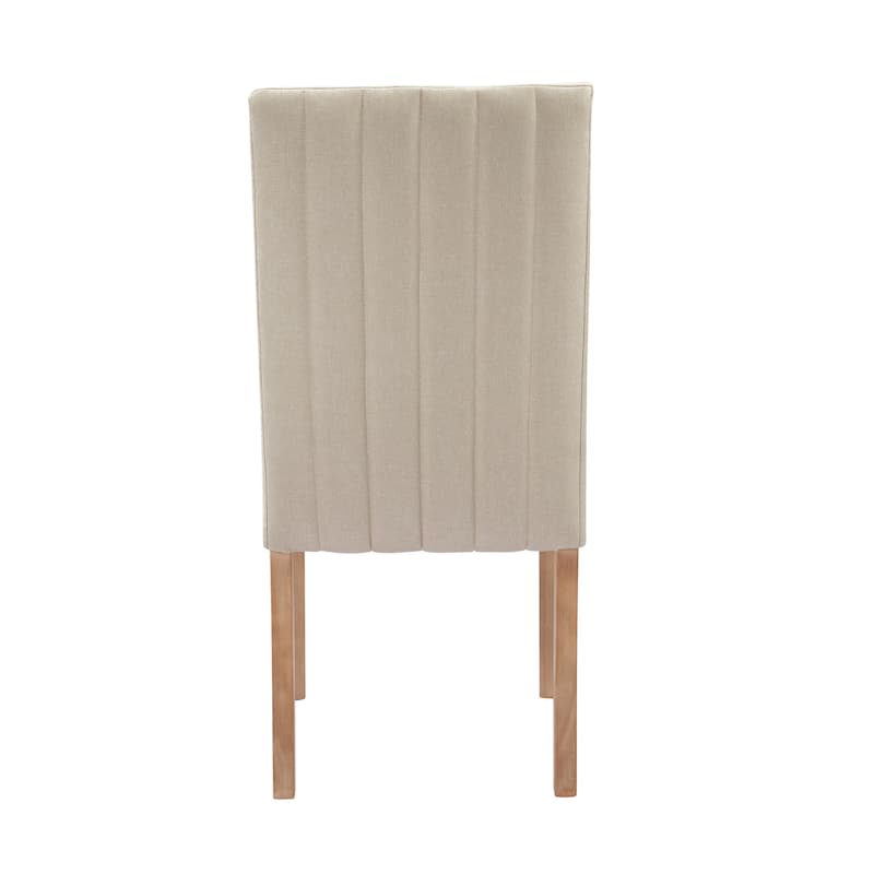 Porthos Home Aiden Fabric Dining Chairs with Rubberwood Legs, Set of 2