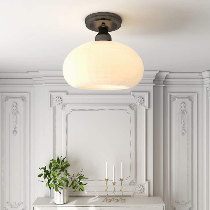 1-Light Flush Mount Ceiling Light