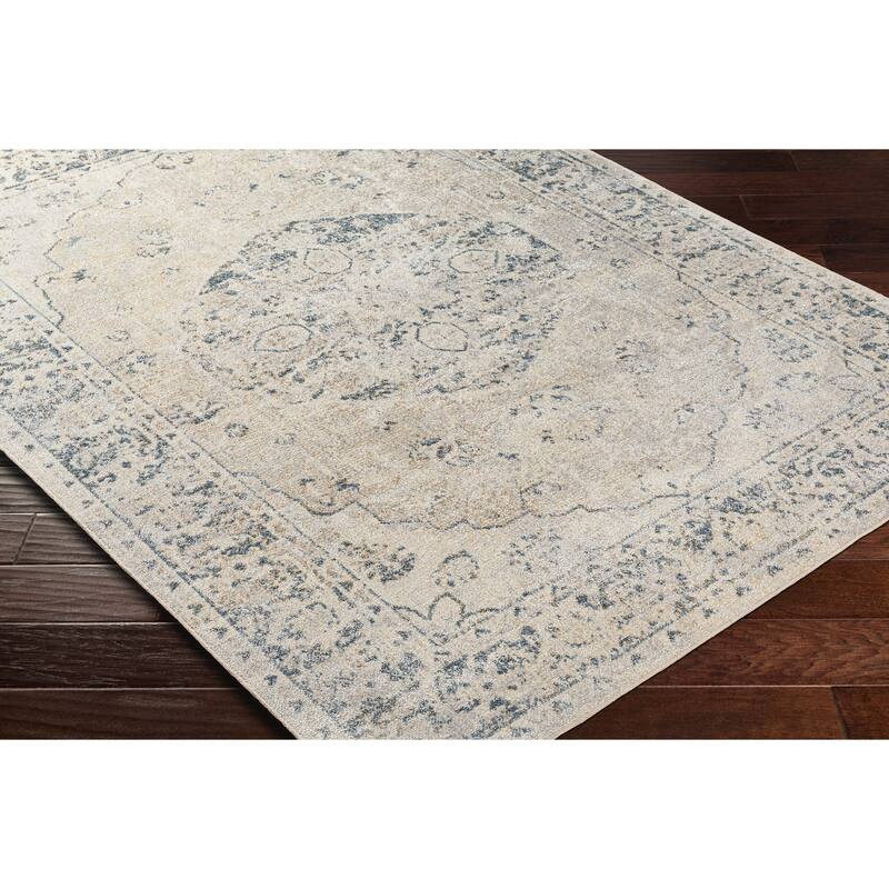 Livabliss Lillian Machine Washable Vintage Area Rug