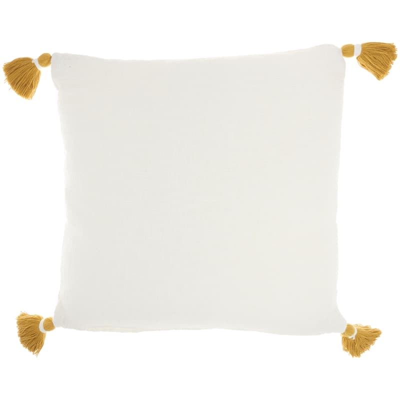 Mina Victory Life Styles Blue Throw Pillow , ( 20"X20" )