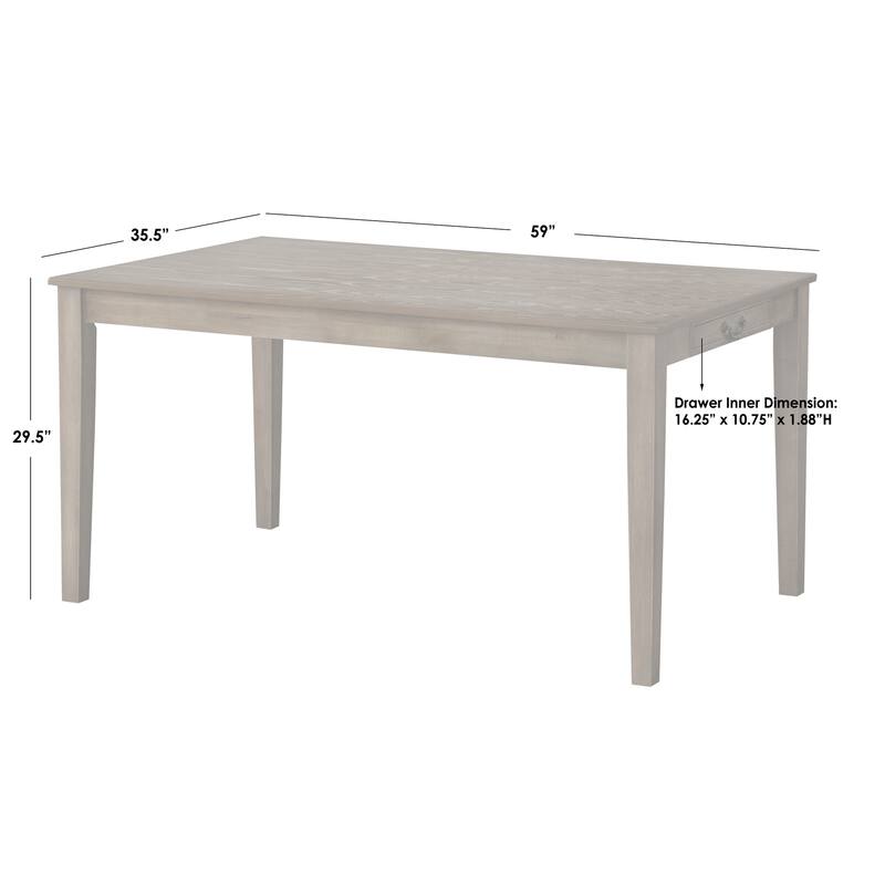 Lifestorey Palmer Dining Table with Storage